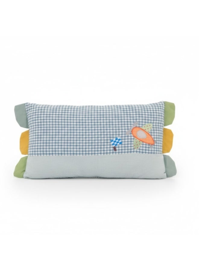 VELMORE Toddler Baby Pillow – Soft 100% Cotton Cover with Poly-Fiber Filling, Ideal Travel Pillow for Kids, Perfect for Sleeping, Bedding & Floor Use (26.67 × 45.72 cm), Available in Elegant Colors - Image 1